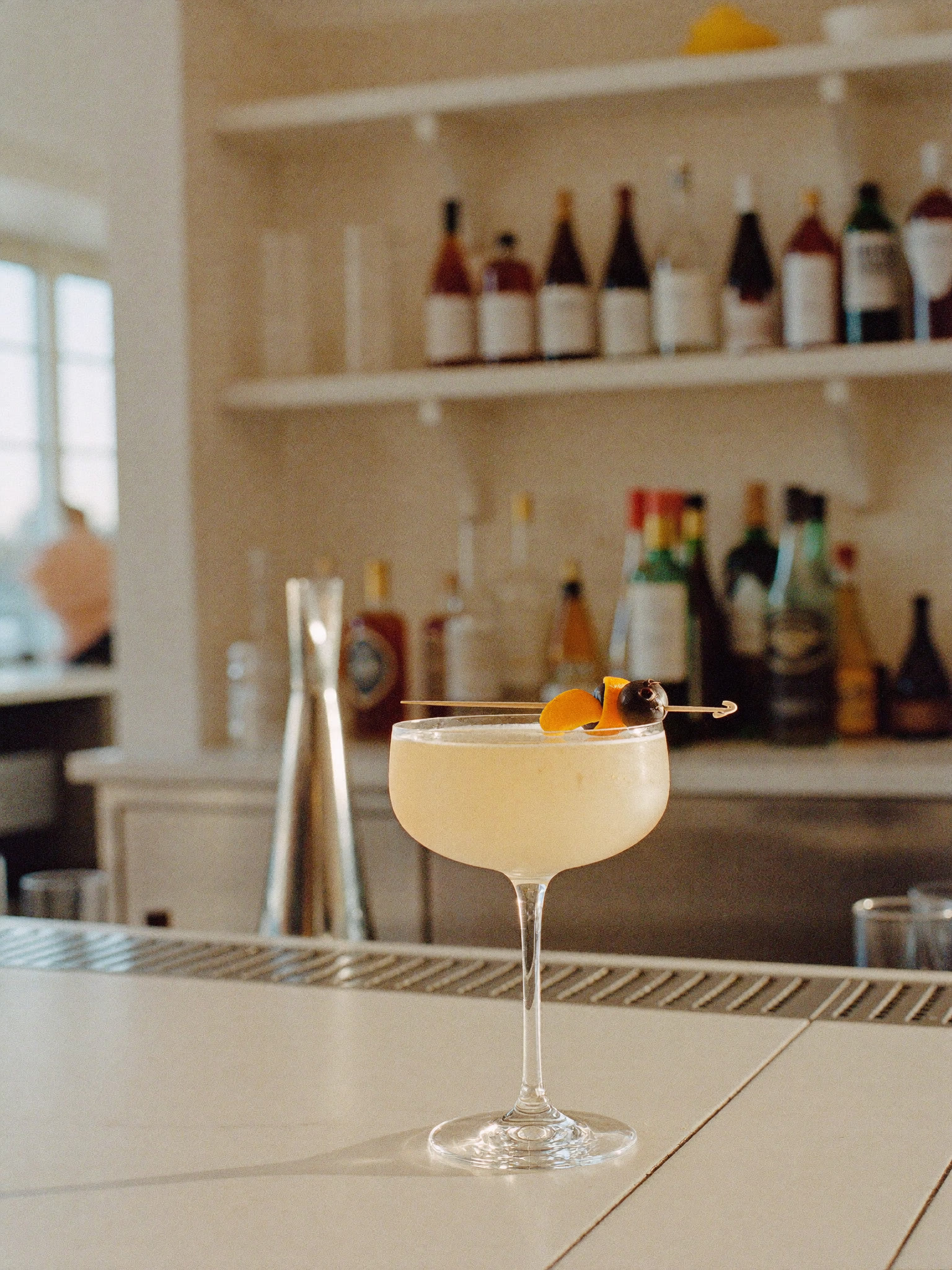 Cocktail i kvällssol
